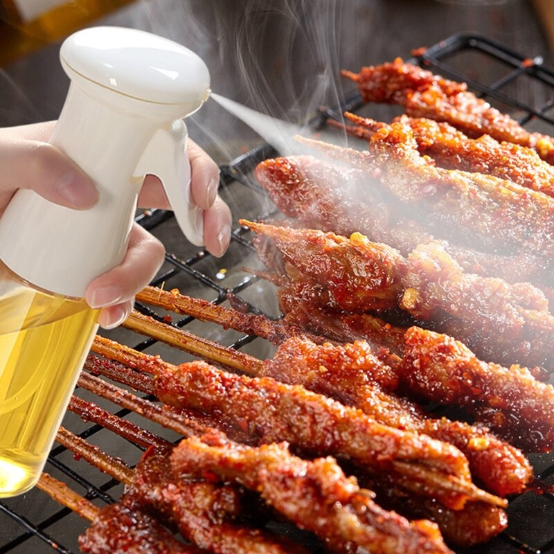 Home Oil Press Spray BBQ Bottle Cooking Kitchen Baking Oil Sprayer